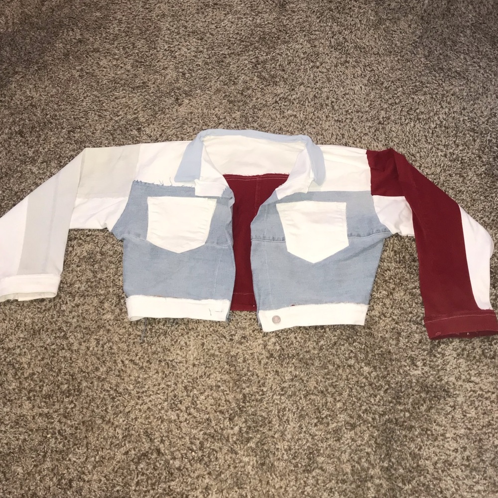 REWORK patchwork jean jacket - Picture 2 of 11